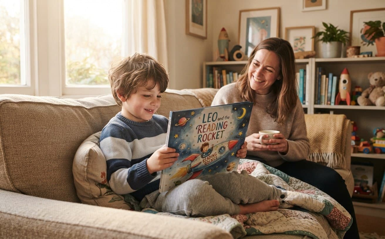 Phonics through personalised stories: learning without the worksheet feel