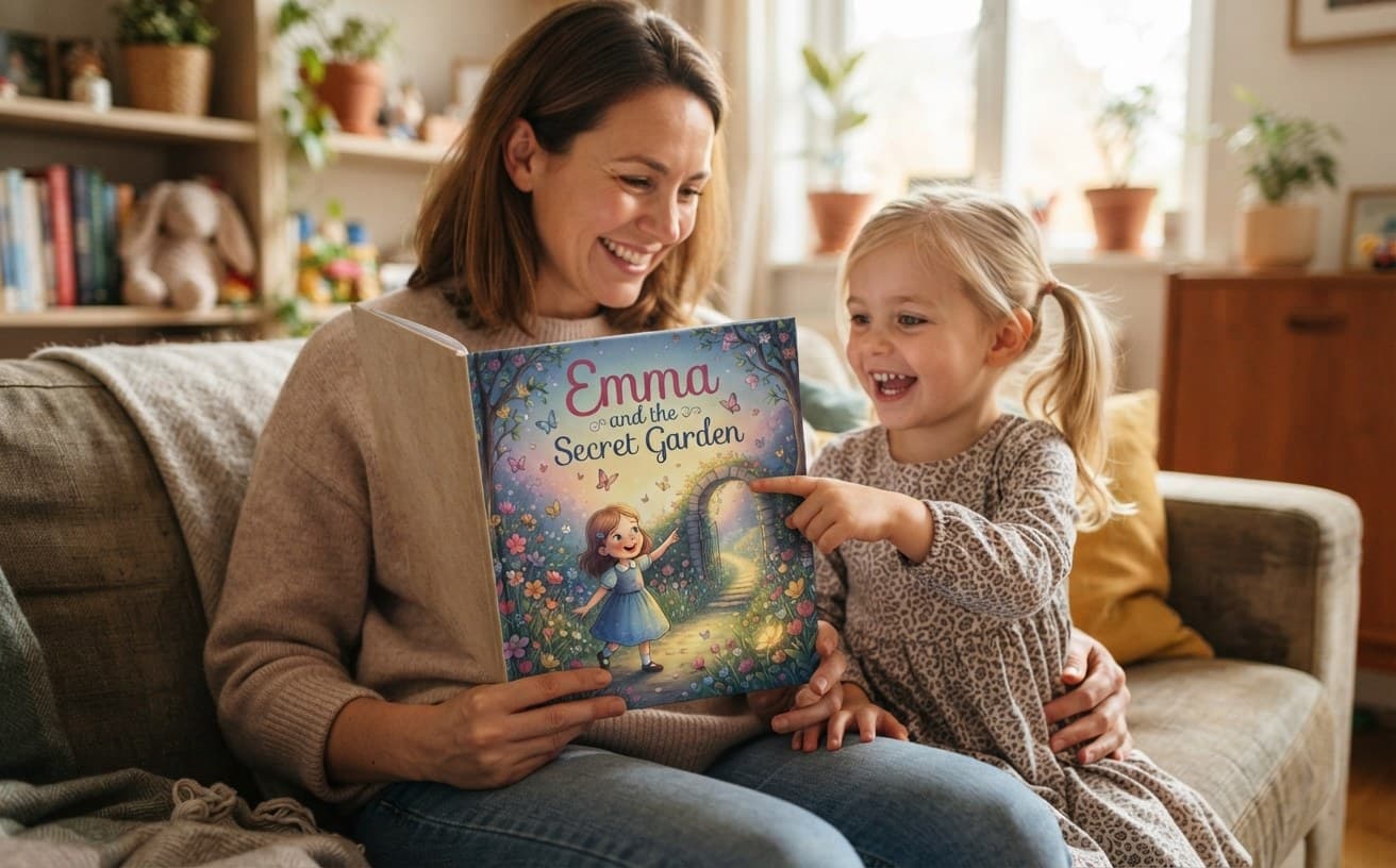 Photo storybooks vs name-only personalisation: what's the difference?
