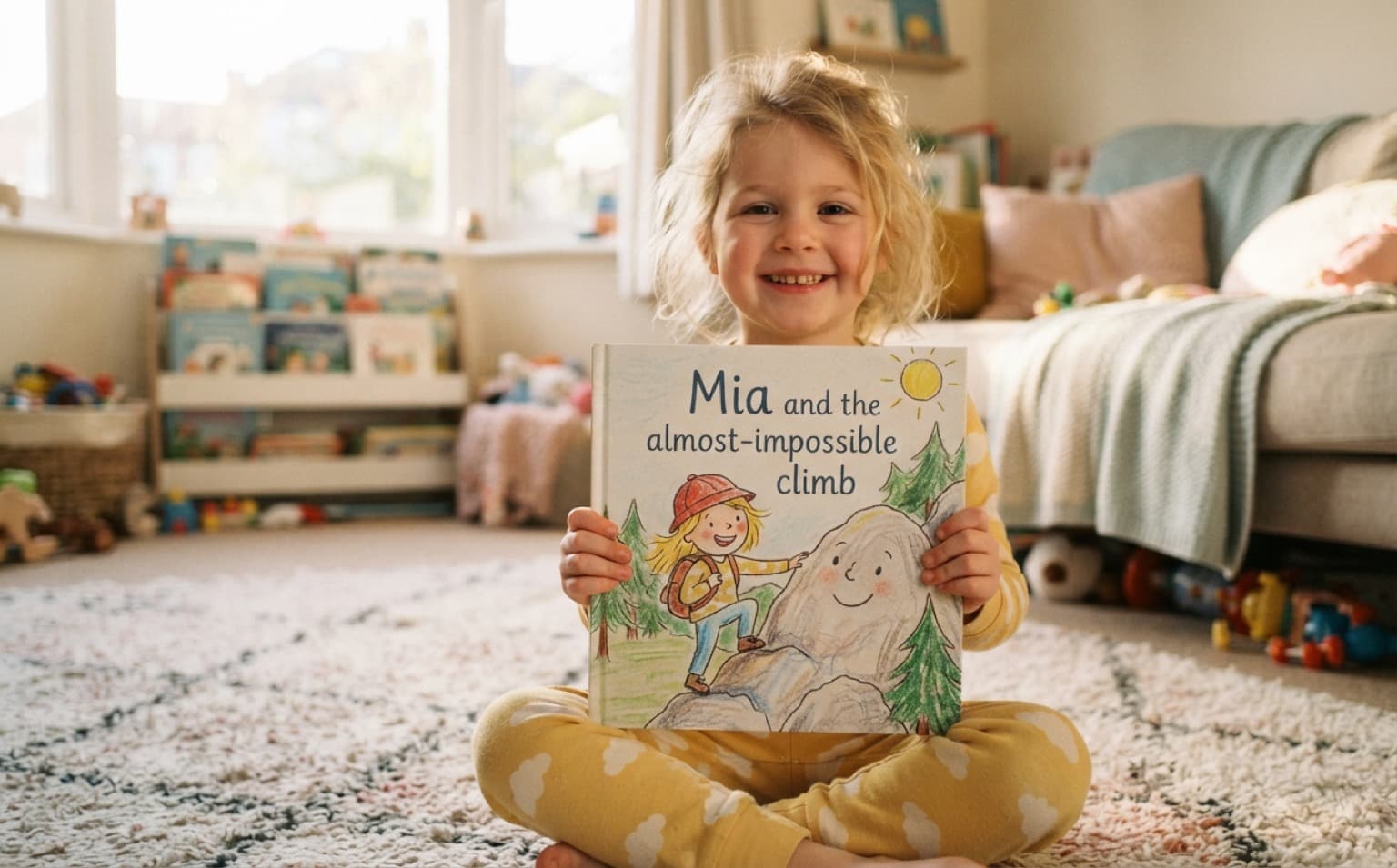 Stories that make them feel like a reader — before they believe it themselves — personalised children's storybook