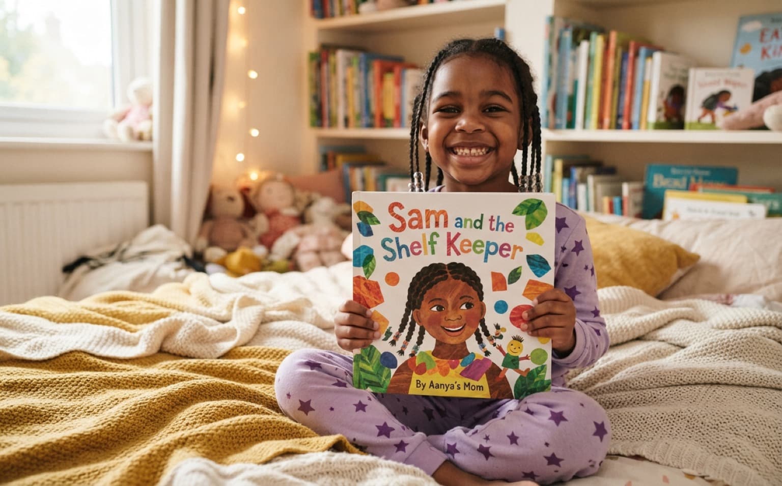 From screen to a real printed storybook. — personalised children's storybook