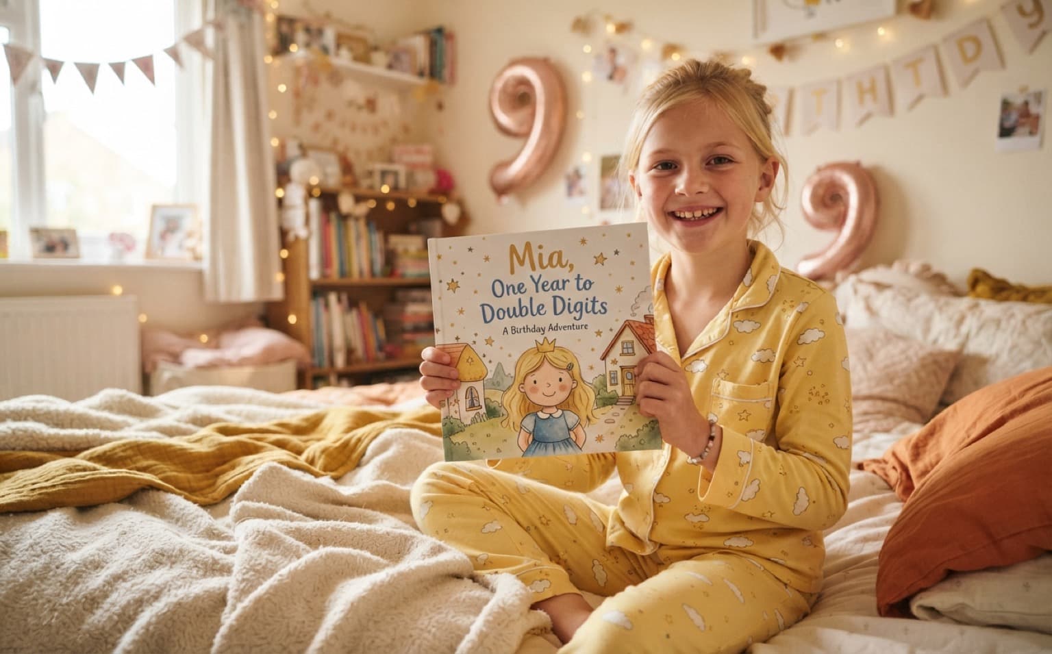 A ninth birthday story, one year from double digits. — personalised children's storybook