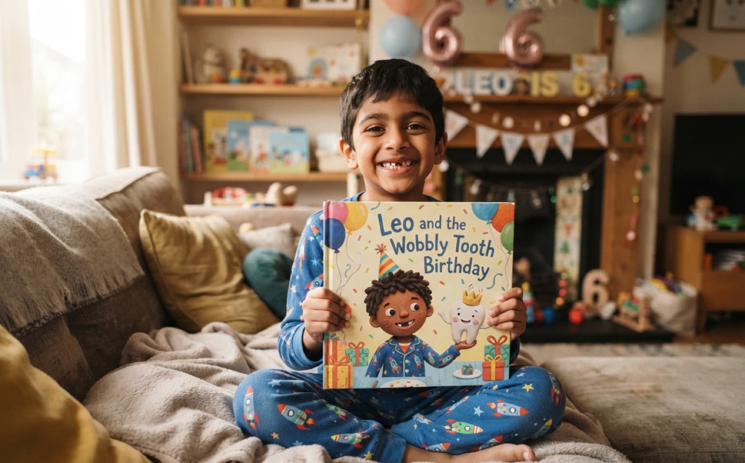 A sixth birthday story, for a growing reader. — personalised children's storybook