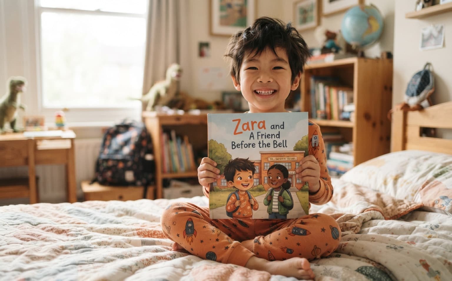A starting school story, brave from page one. — personalised children's storybook