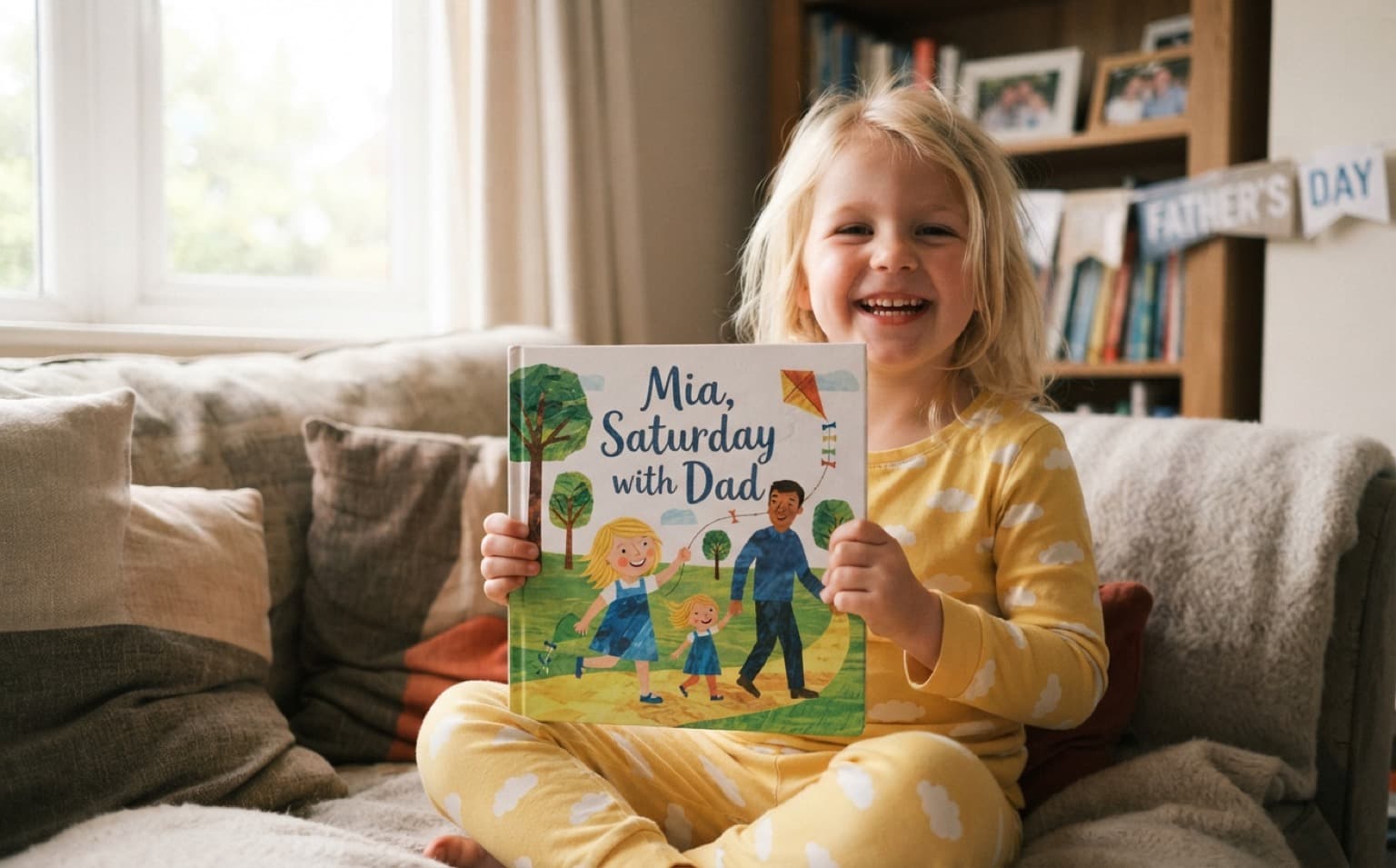 A Father's Day story that's really about the two of you. — personalised children's storybook
