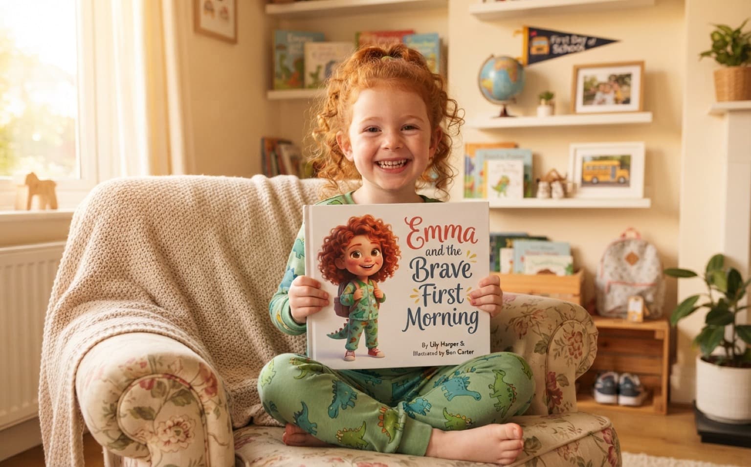 A story for the very first day of school. — personalised children's storybook