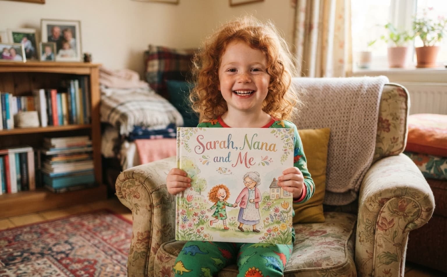 A story that closes the distance to grandparents. — personalised children's storybook