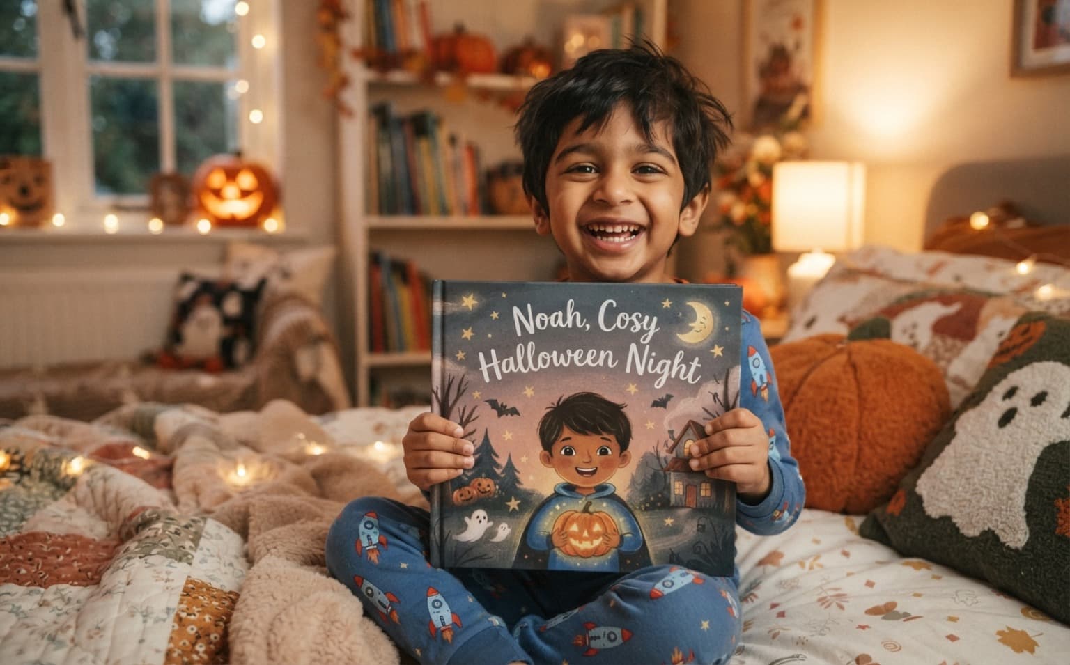 A friendly-spooky Halloween storybook, just for them. — personalised children's storybook