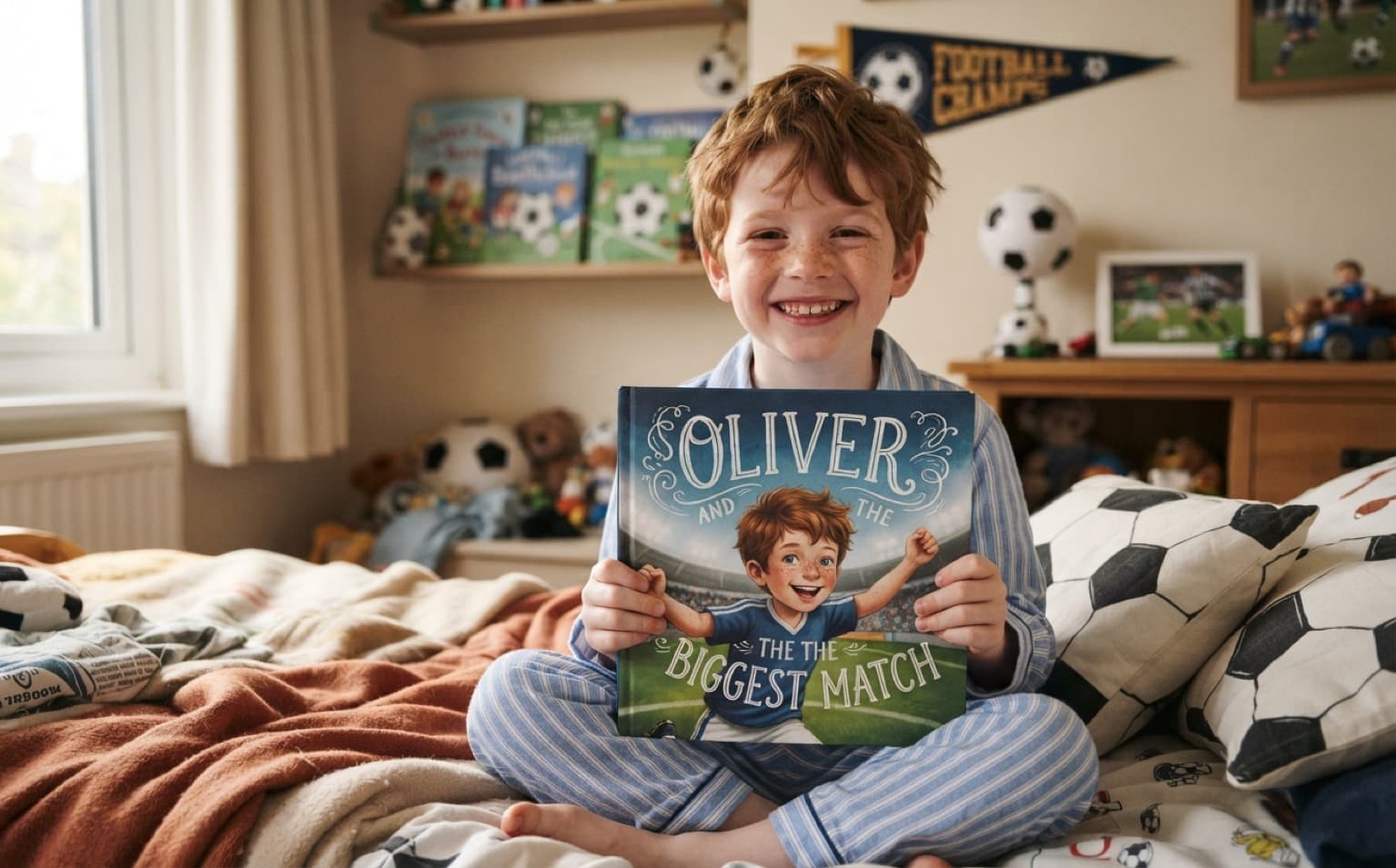 Football Stories for 6-Year-Olds — personalised football storybook for age 6