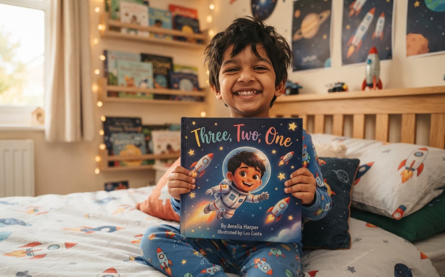 Space Stories for 5-Year-Olds — personalised space storybook for age 5