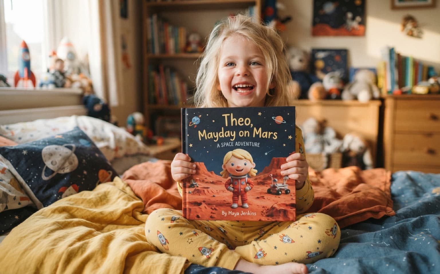 Space Stories for 6-Year-Olds — personalised space storybook for age 6