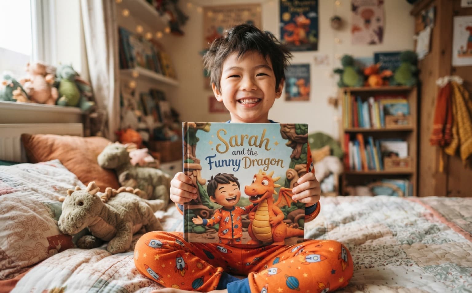 Dragon stories, warm rather than fearsome. — personalised children's storybook