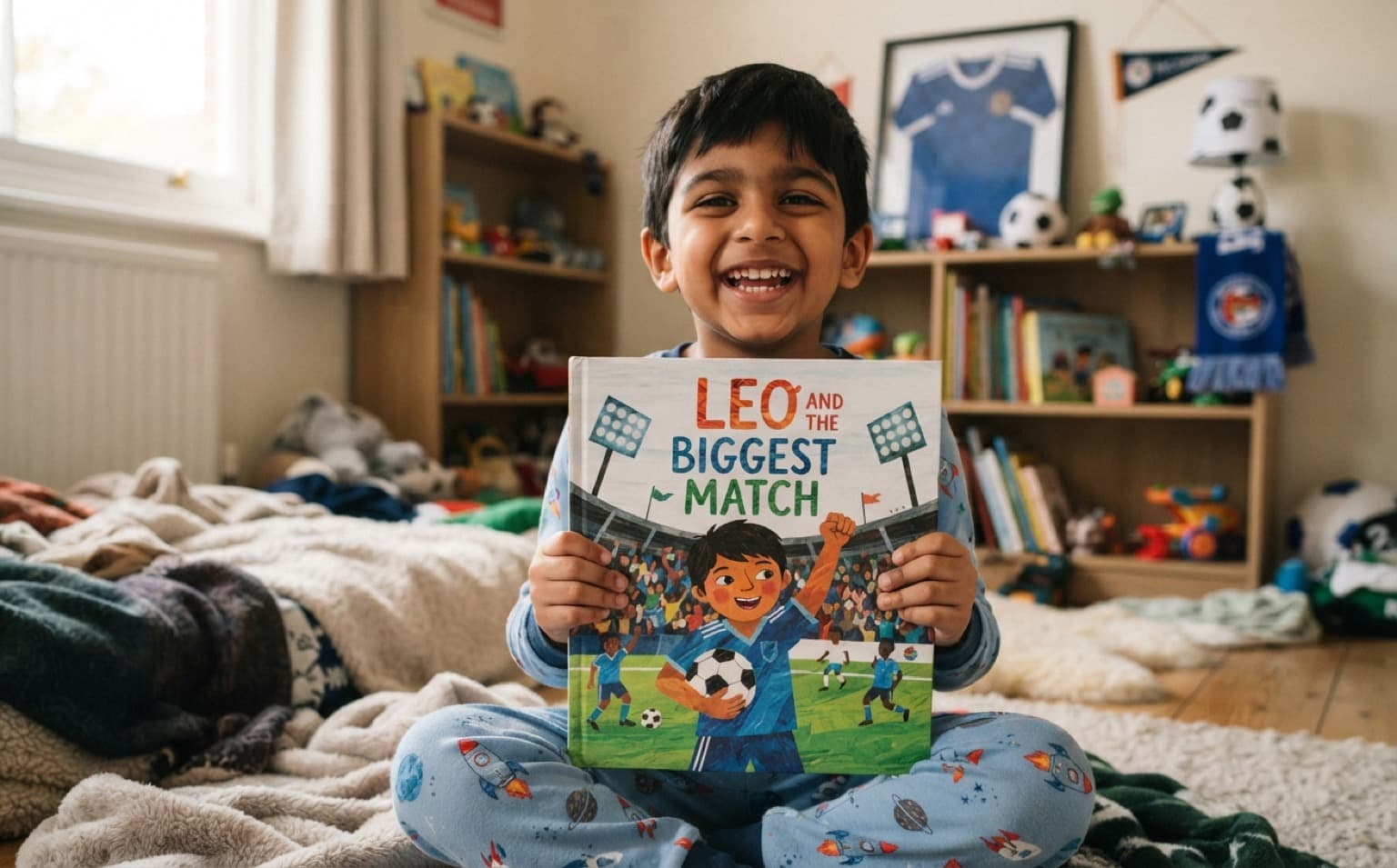 Football stories, all heart and team spirit. — personalised children's storybook