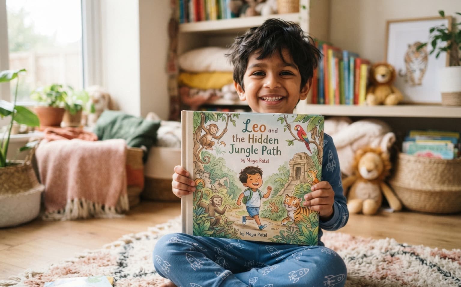 Jungle stories, thick with adventure. — personalised children's storybook