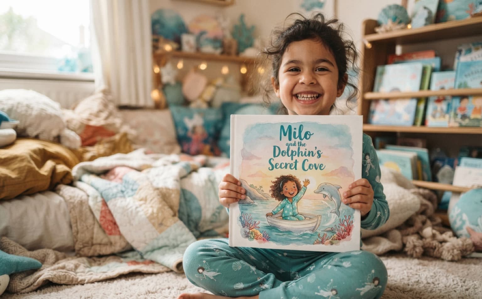 Ocean stories, sailing calm and curious waters. — personalised children's storybook