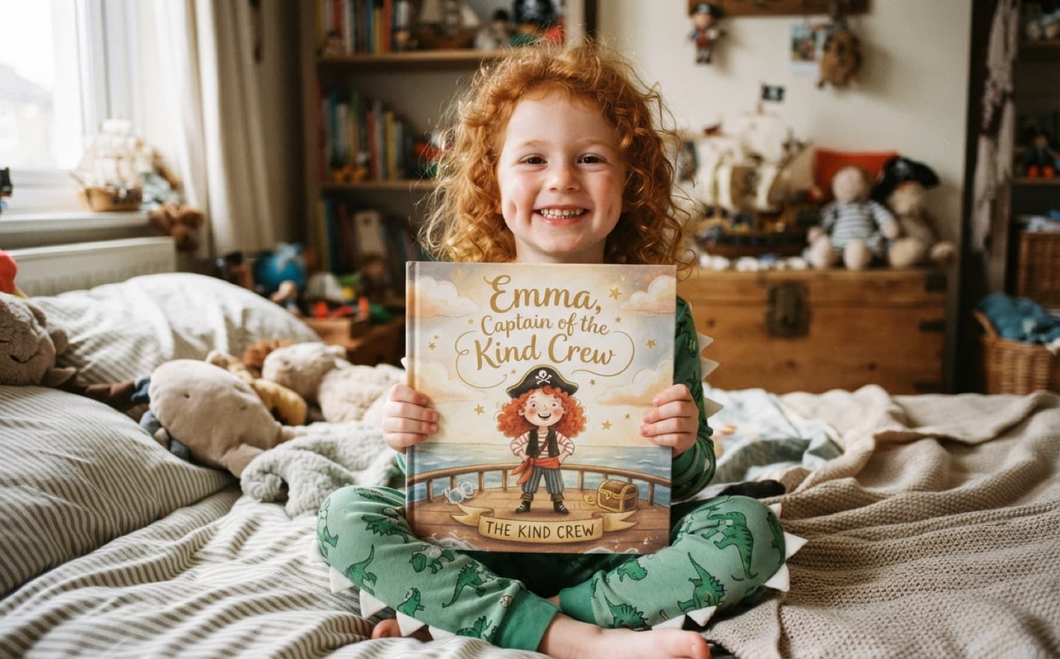 Pirate stories, treasure hunts without the peril. — personalised children's storybook