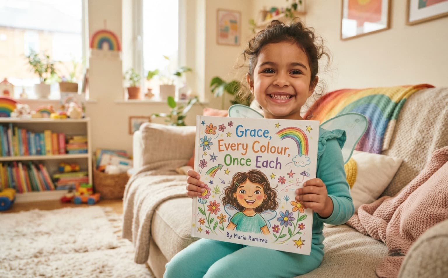 Rainbow stories, bursting with colour and hope. — personalised children's storybook