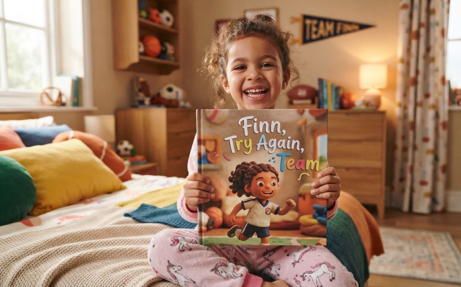 Sports stories, for every kind of team player. — personalised children's storybook