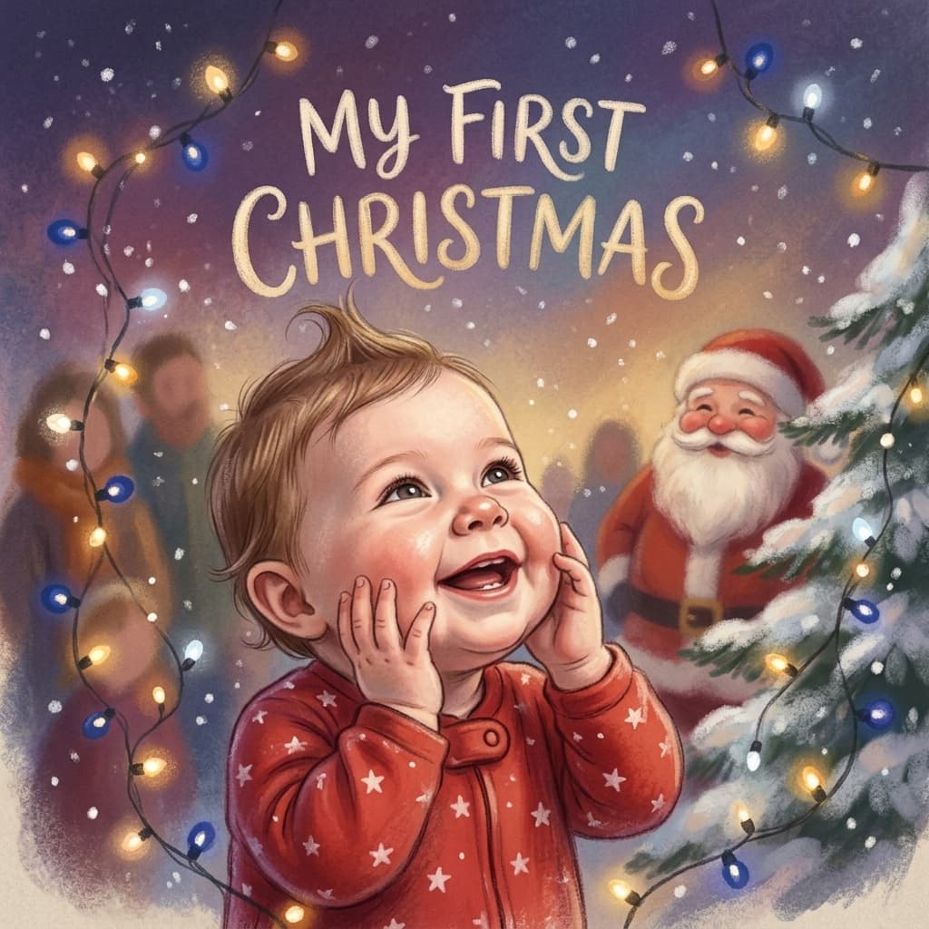 My First Christmas — personalised storybook cover