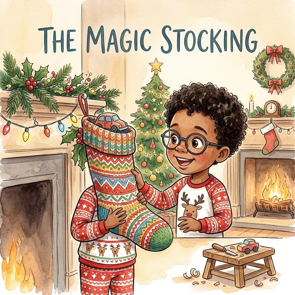 The Magic Stocking — personalised storybook cover