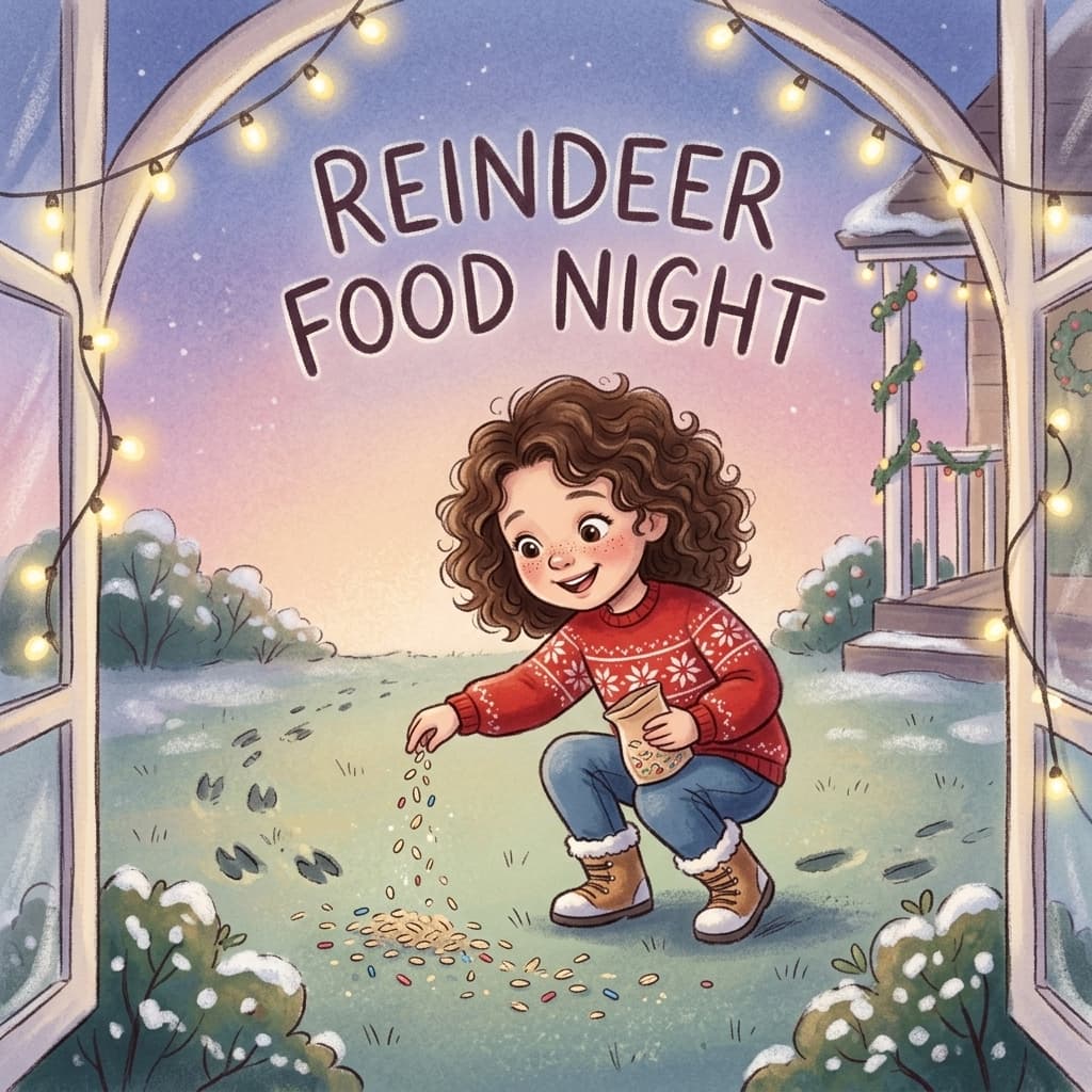 Reindeer Food Night — personalised storybook cover