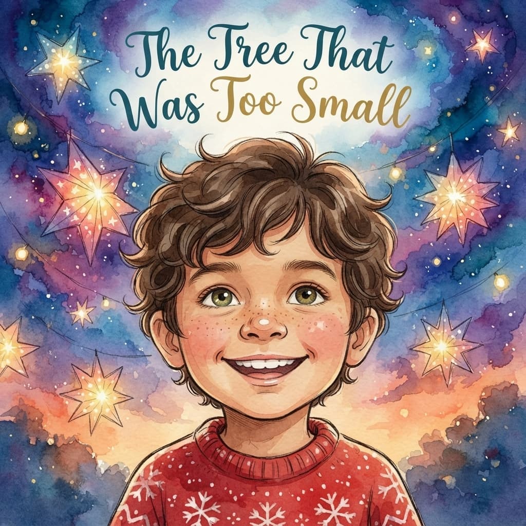The Tree That Was Too Small — personalised storybook cover