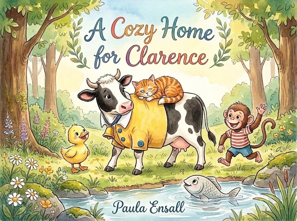 A Cozy Home for Clarence — personalised storybook cover