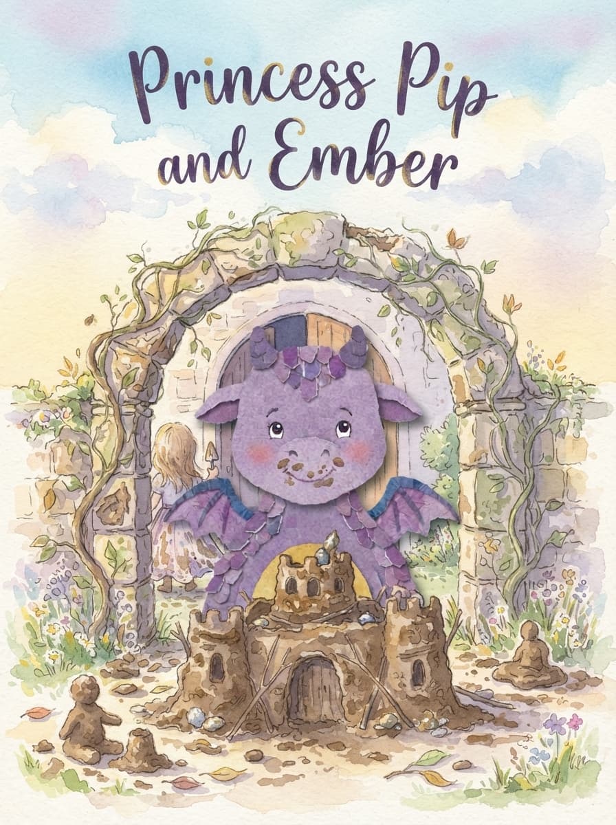 The Messy Princess Crown — personalised storybook cover