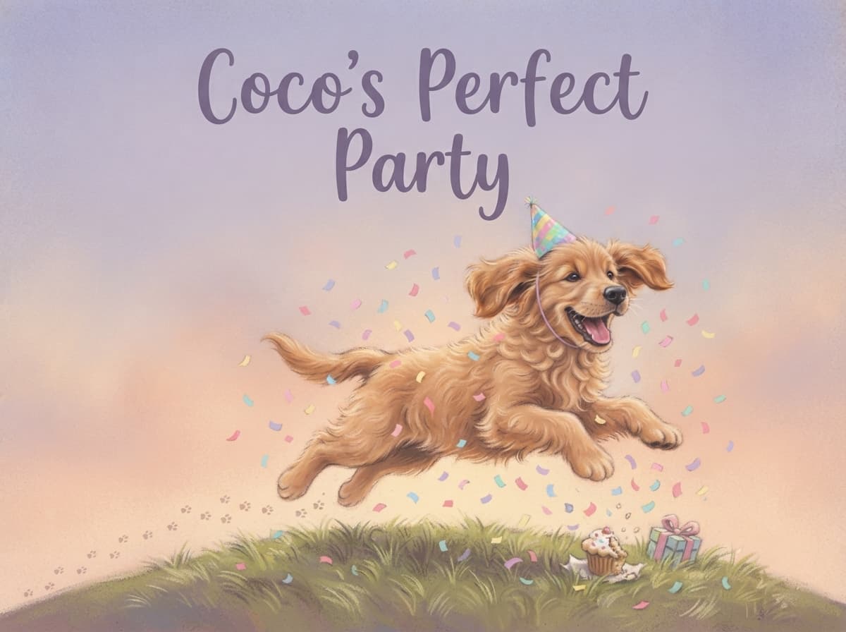 Coco's Surprise Party — personalised storybook cover