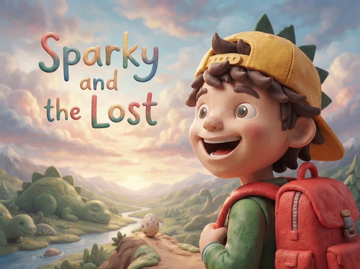 Sparky and the Lost Egg — personalised storybook cover