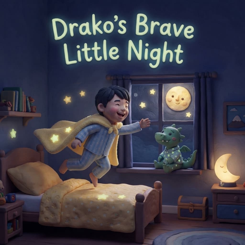 Drako’s Brave Little Night — personalised storybook cover