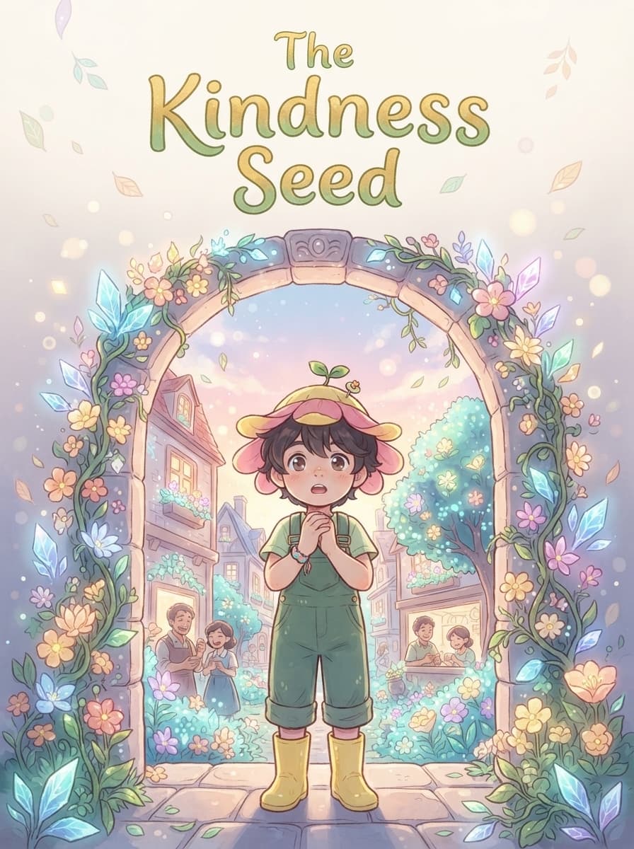 Fern and the Kindness Tree — personalised storybook cover