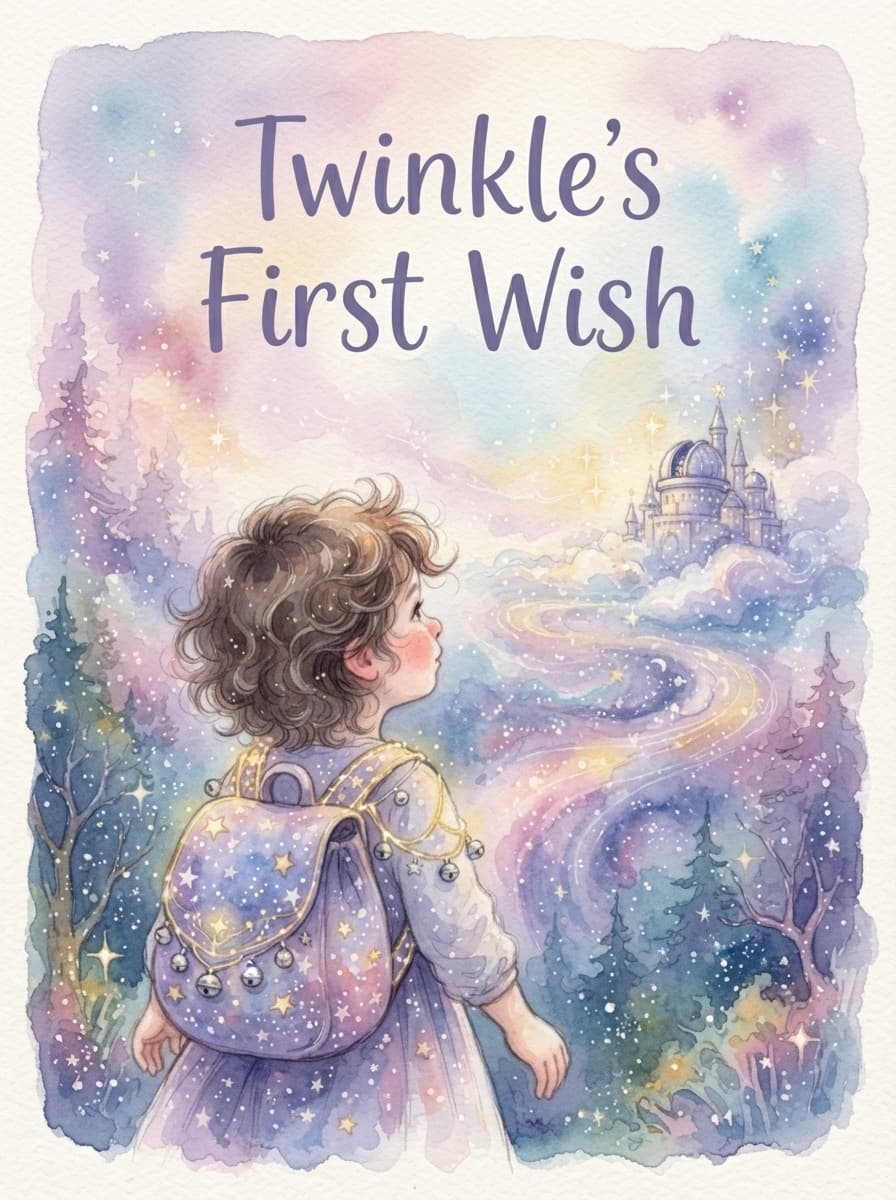 Twinkle's First Wish — personalised storybook cover